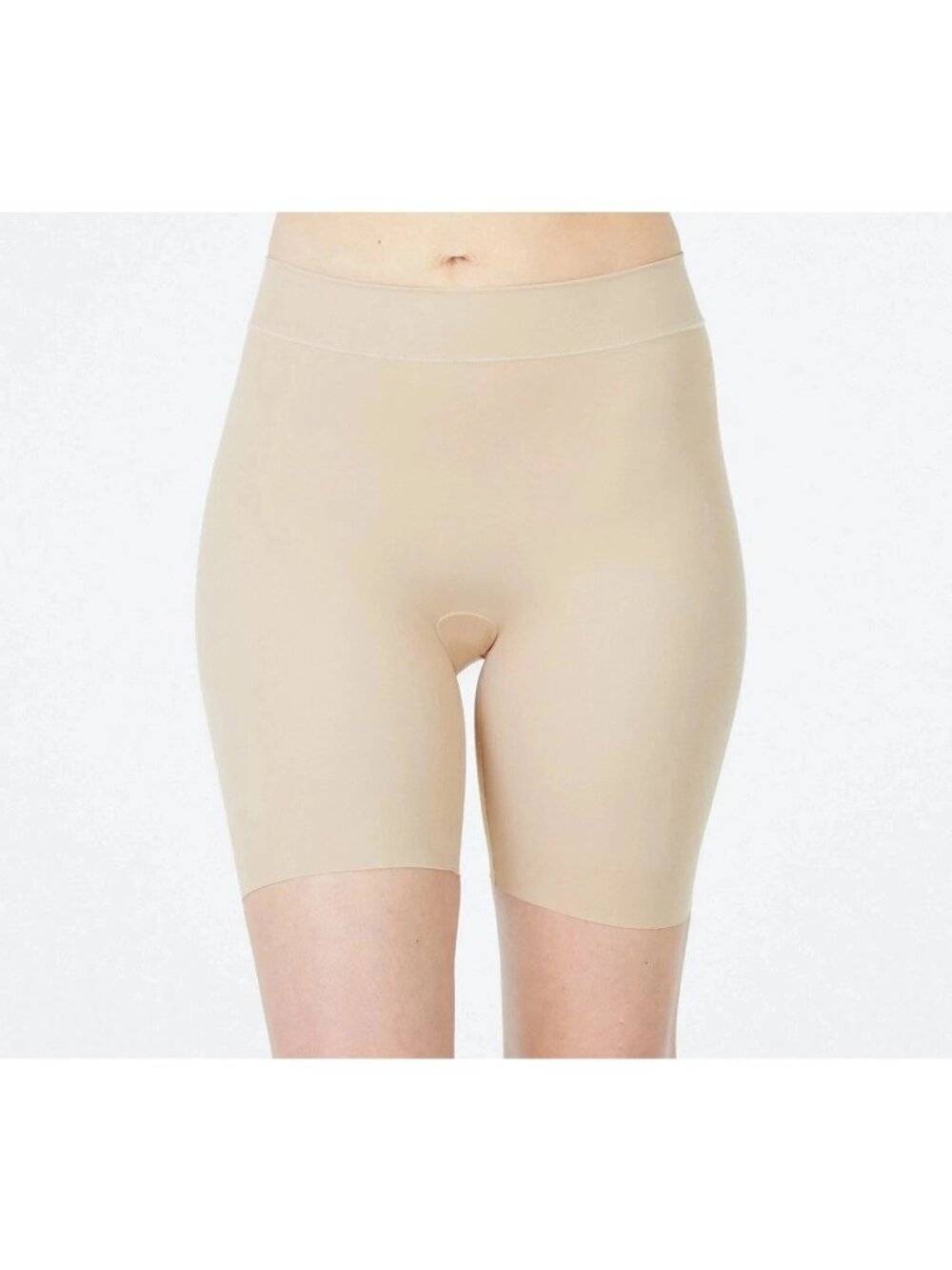 Anti x Proof Smoothing Slip Short Small High Waist Underwear Oatmeal Neutral NEW